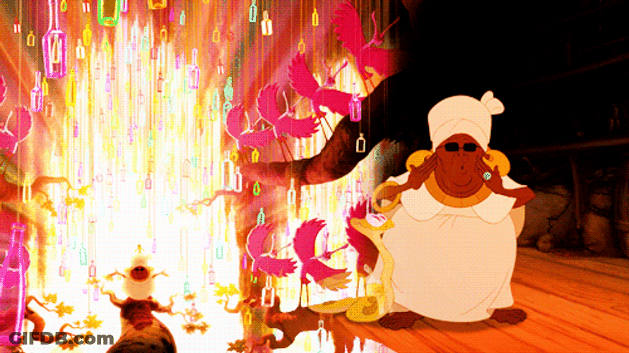 Princess And The Frog Mama Odie Spell GIF