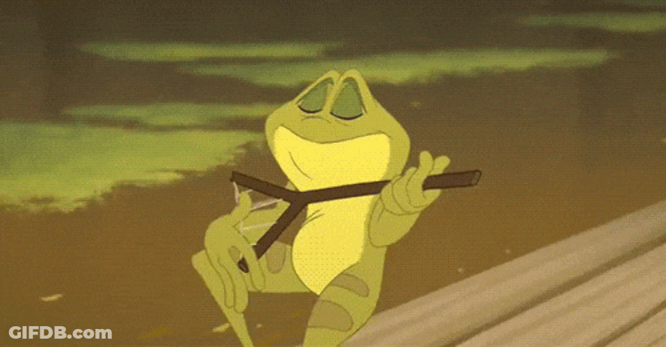 Princess And The Frog Pretend Guitar GIF