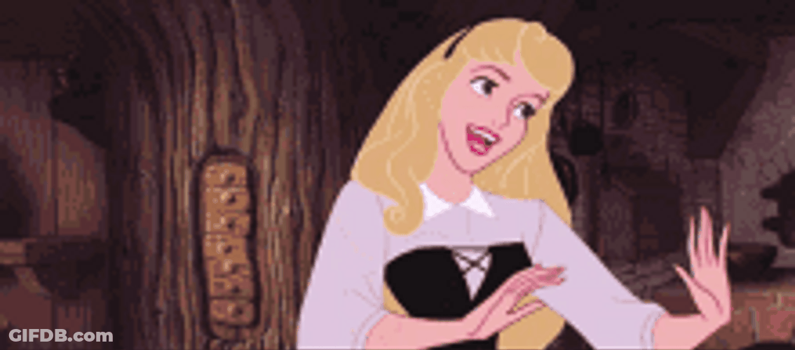 Princess Aurora Dancing Beauty And The Beast Movie GIF