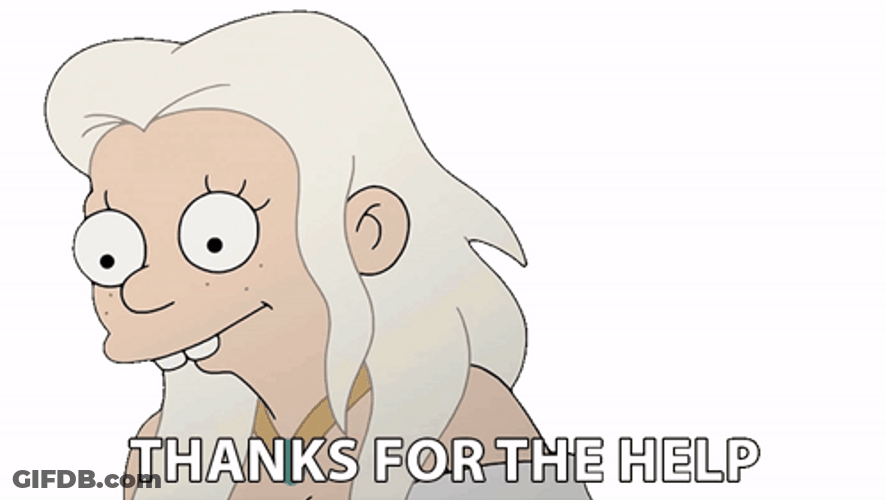 Princess Bean Thanks For The Help GIF