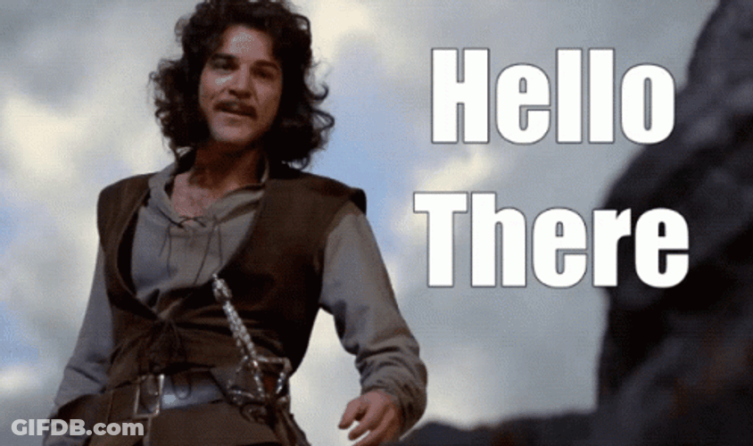 Princess Bride Hello There GIF