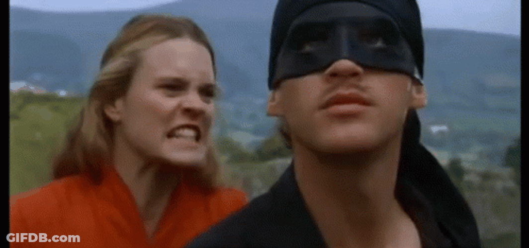 Princess Bride Push Fall On The Cliff GIF