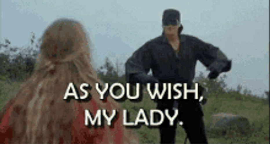 Princess Bride Westley Polite Bow Yes Ma'am GIF