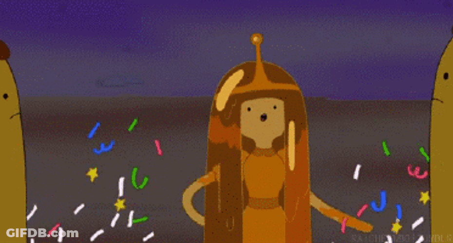 Princess Bubblegum Confetti GIF
