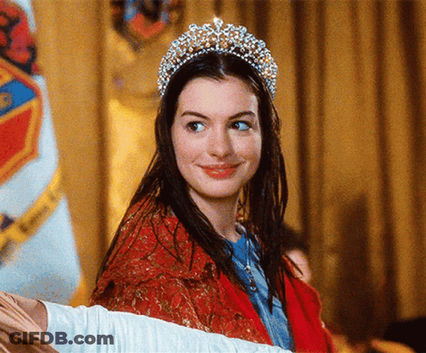 Princess Diaries Mia Thermopolis Smiling Brightly GIF