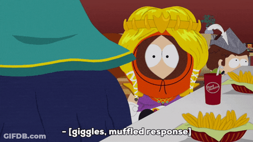 Princess Kenny Giggling GIF