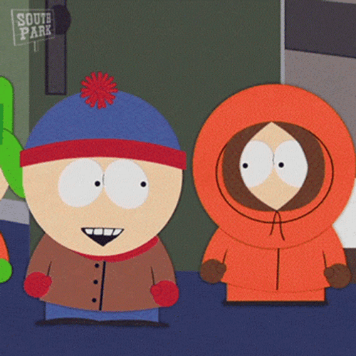 Princess Kenny High Five With Stan Marsh GIF
