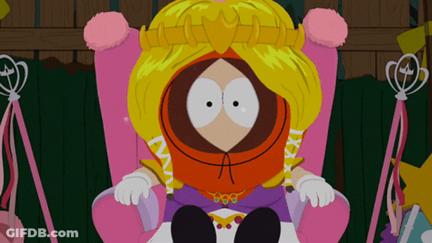 Princess Kenny With Rat GIF