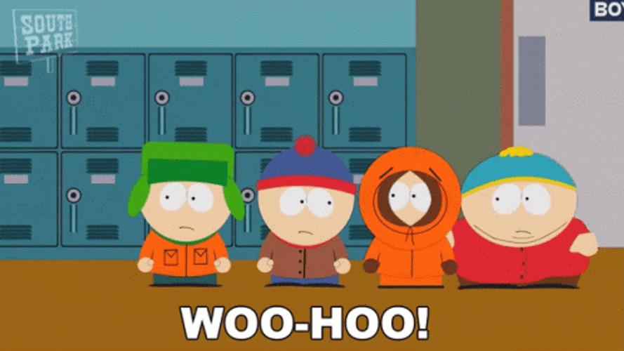 Princess Kenny Woo Hoo GIF
