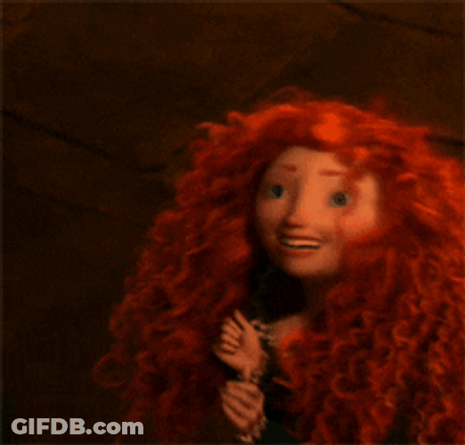 Princess Merida Animated Happy Dance GIF