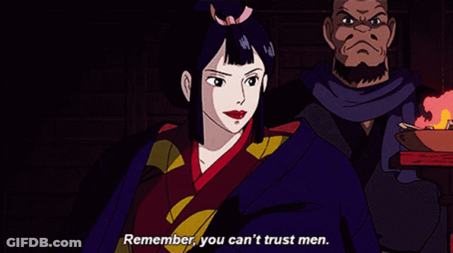 Princess Mononoke Lady Eboshi Talking GIF