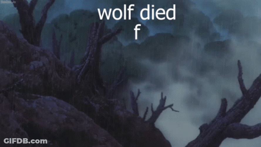 Princess Mononoke Moro Falling GIF