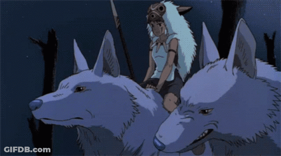 Princess Mononoke Moro Getting Angry GIF
