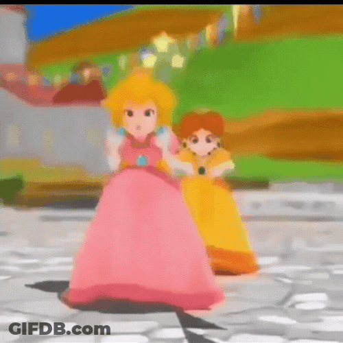 Princess Peach Dance GIF