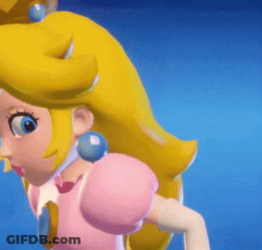 Princess Peach Live Action GIF