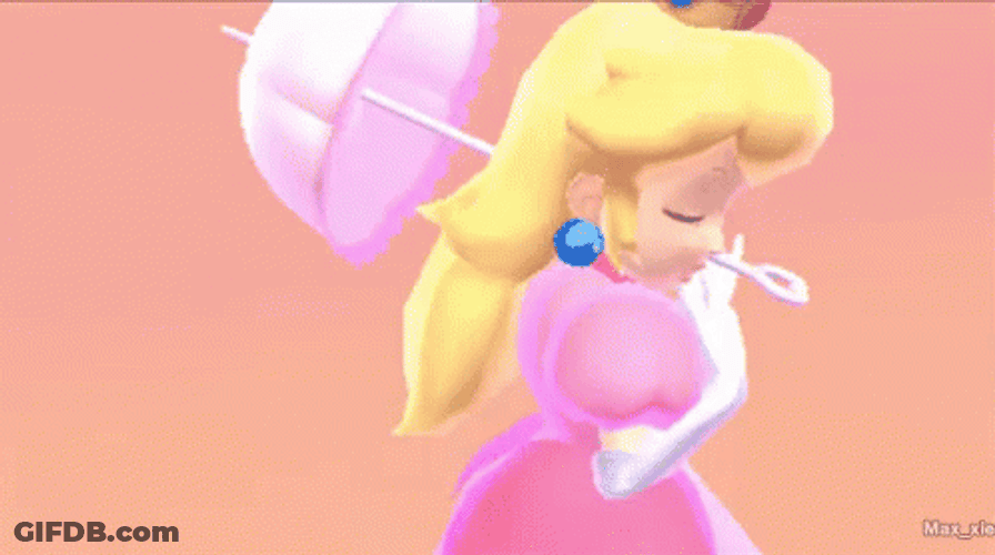 Princess Peach Magic GIF