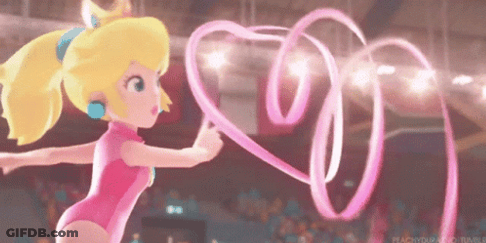 Princess Peach Performance GIF