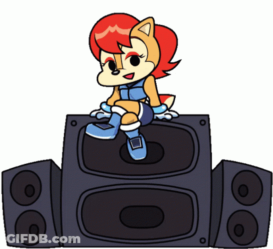 Princess Sally Acorn Music Vibe GIF