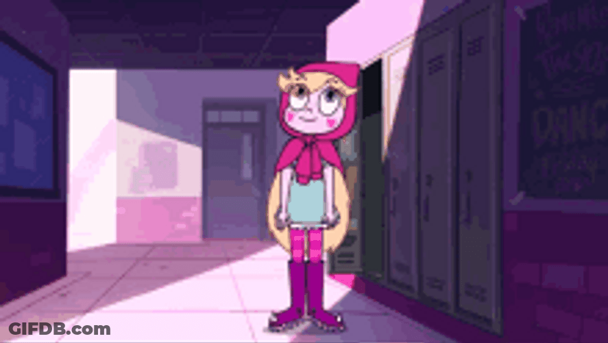 Princess Star Butterfly Enjoying The Environment GIF