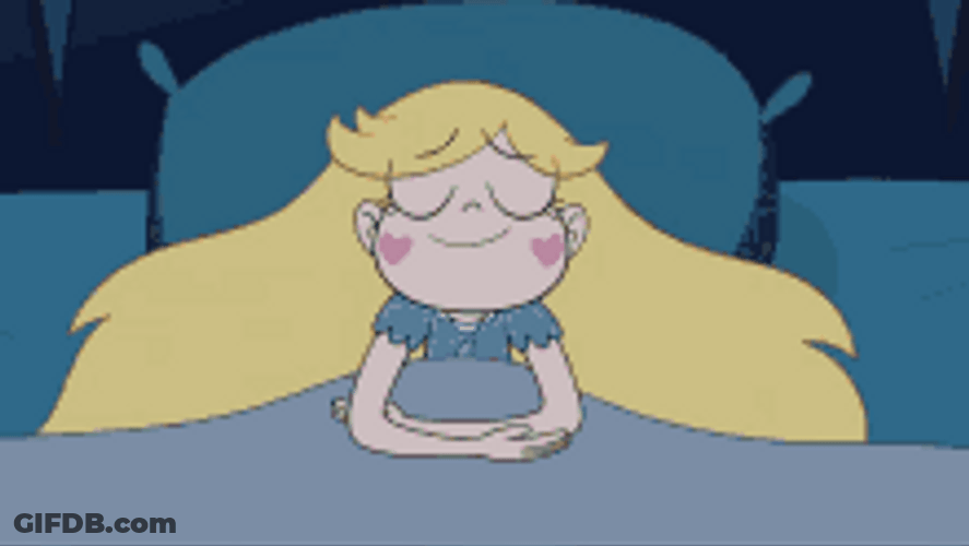 Princess Star Butterfly Glowing Blonde Hair GIF