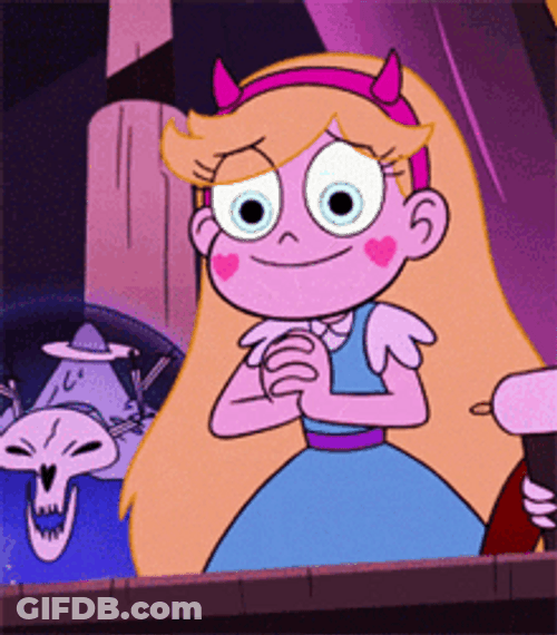 Princess Star Butterfly Happy And Pleased Reaction GIF