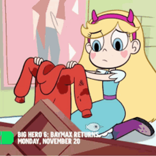 Princess Star Butterfly Hugs Jacket Being Nostalgic GIF
