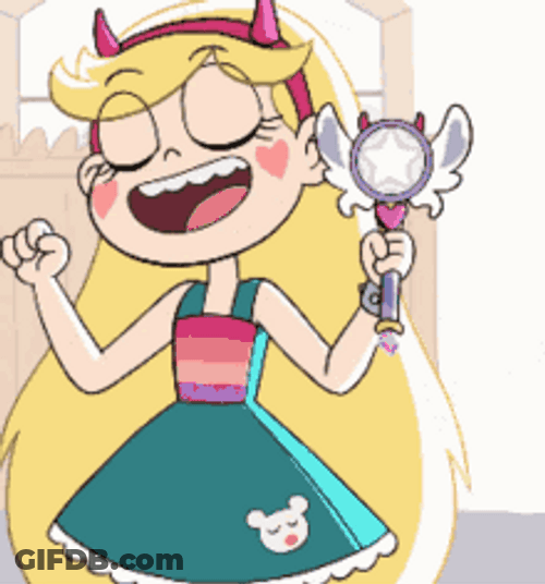 Princess Star Butterfly Talking Confidently GIF