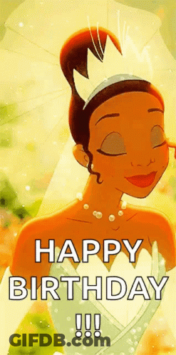 Princess Tiana In Wedding Dress And Crown GIF