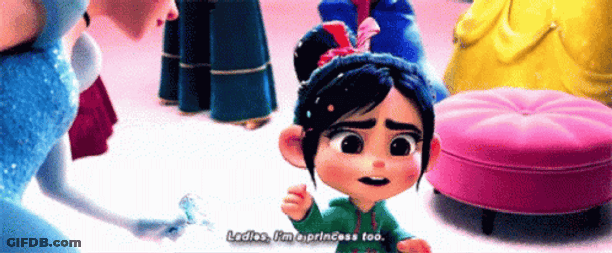 Princess Vanellope Von Schweetz Wreck-It Ralph Movie GIF