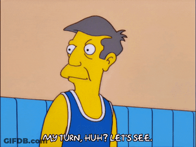 Principal Skinner Coaching Basketball GIF
