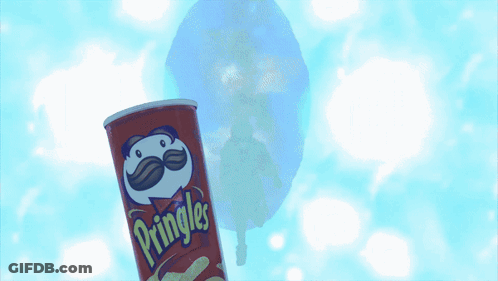 Pringles Can With Mustache GIF