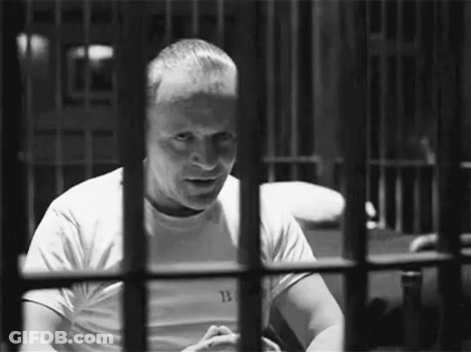 Prison Anthony Hopkins The Silence Of The Lambs GIF