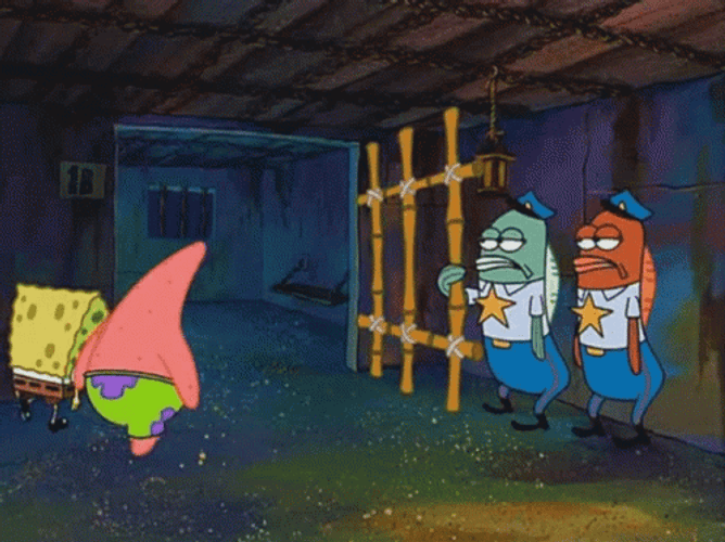 Prison SpongeBob SquarePants Patrick Star GIF