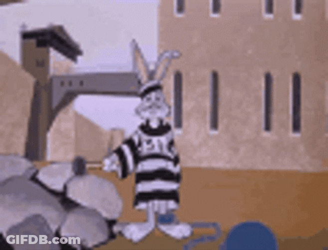 Prison Work Bugs Bunny Cartoon GIF