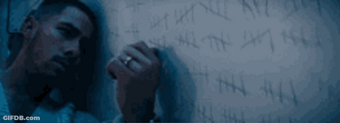 Prisoner Counting The Days GIF