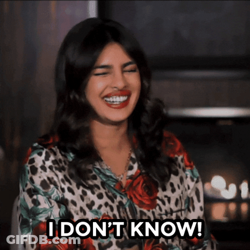 Priyanka Chopra Shrugs GIF