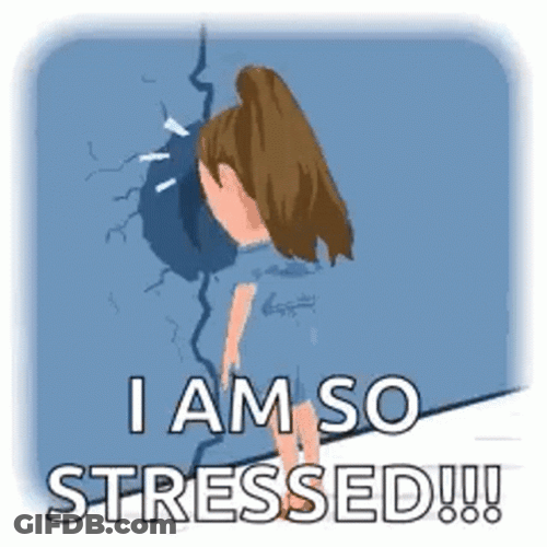 Problematic Girl I'm So Stressed GIF