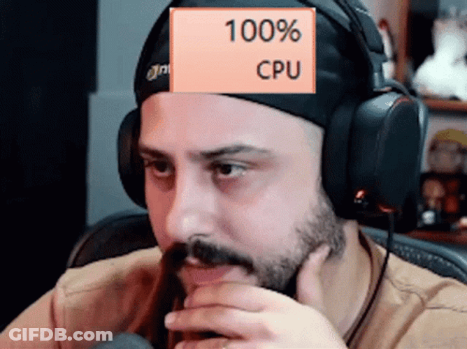 Processor 100 Percent Thinking GIF