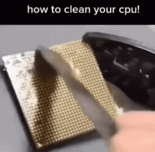 Processor How To Clean CPU GIF