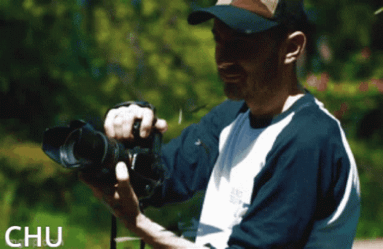 Professional Male Photographer GIF