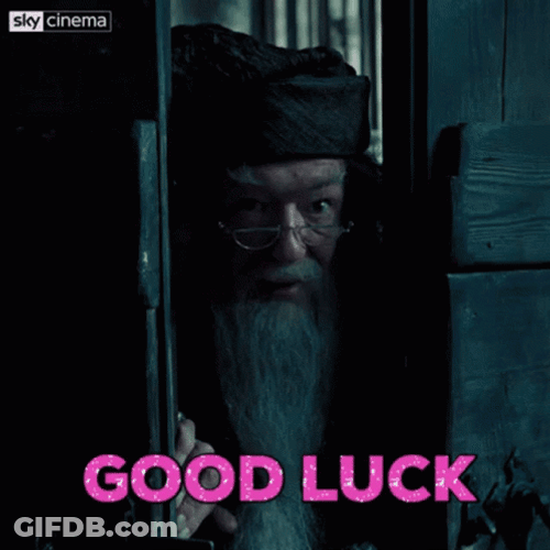Professor Albus Dumbledore Good Luck GIF