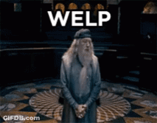 Professor Albus Dumbledore Welp Action GIF