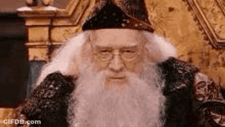Professor Dumbledore Cheers GIF