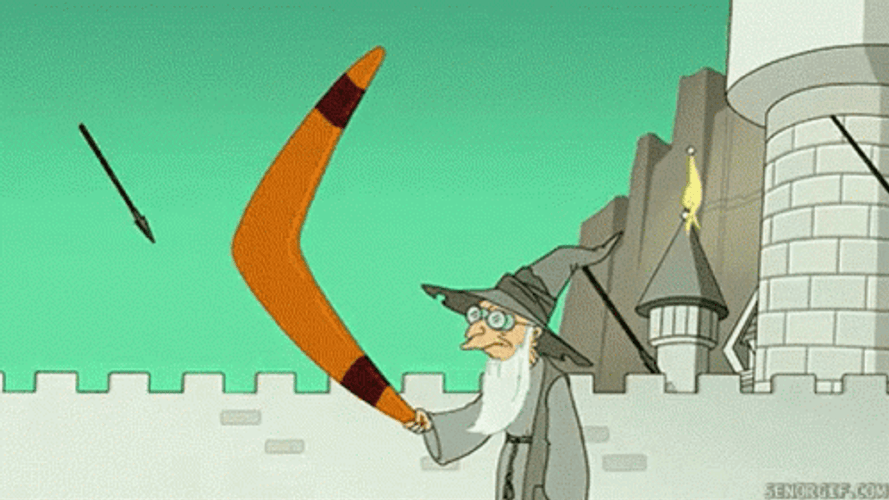 Professor Farnsworth Boomerang GIF