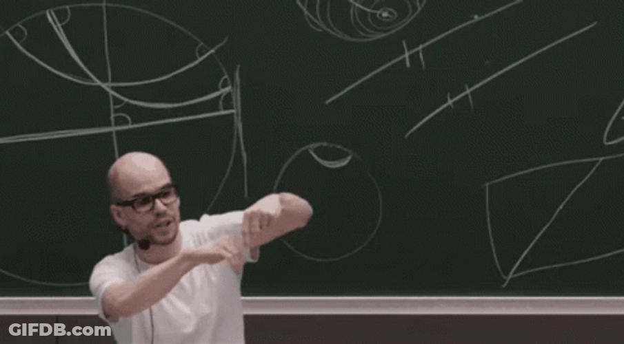 Professor Proton Explaining GIF