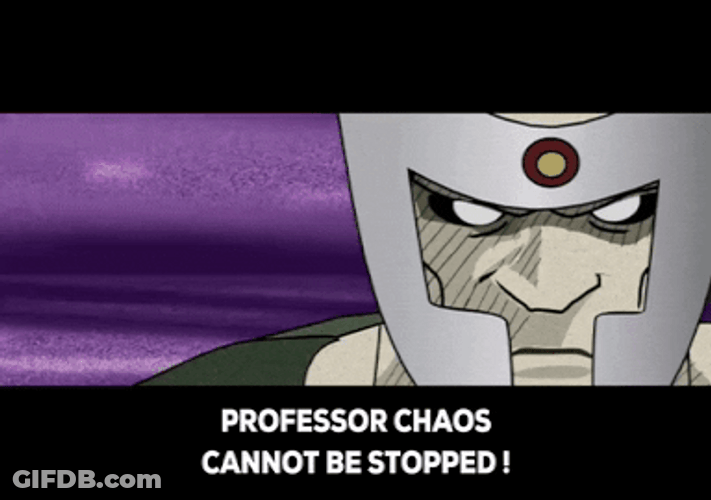 Professor Proton Fighting Scene GIF