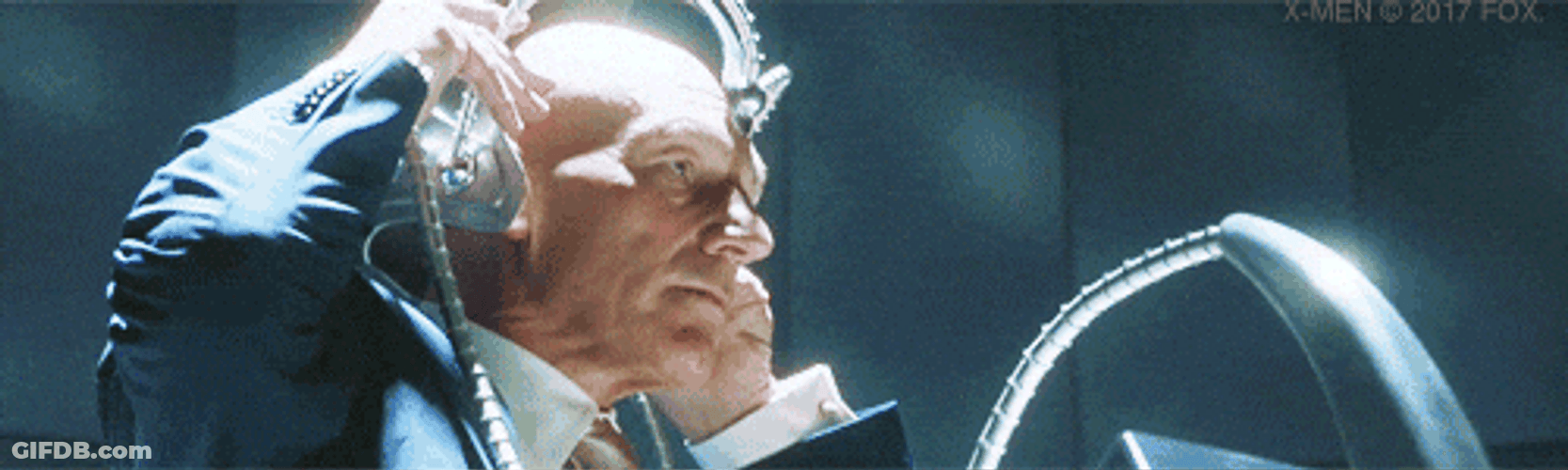 Professor Proton Head Experiment GIF