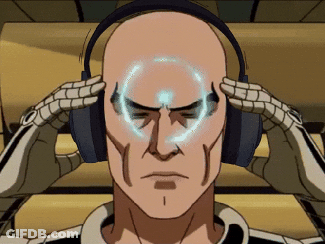 Professor Proton Head Power GIF