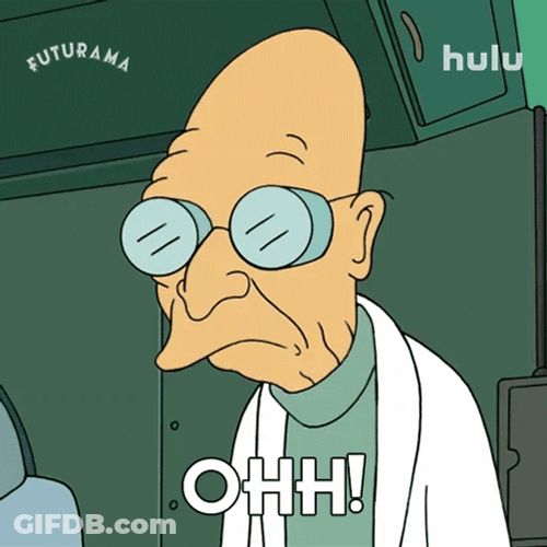 Professor Proton Sad Reaction GIF