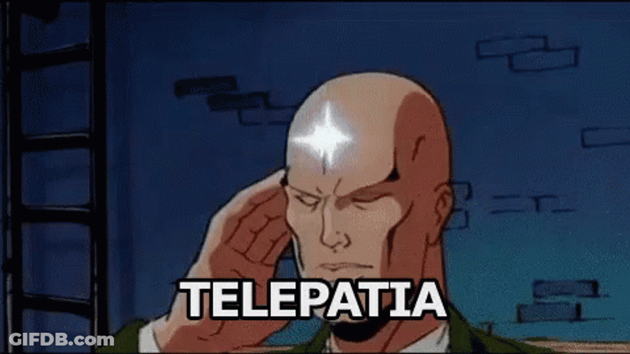 Professor Proton Shining Head Telepathy GIF